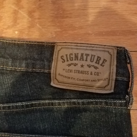 MENS SIGNATURE BY LEVI STRAUSS & CO SKINNY JEANS - Picture 4 of 6
